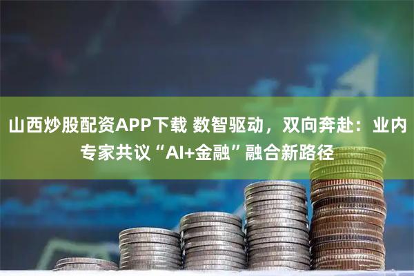 山西炒股配资APP下载 数智驱动,双向奔赴:业内专家共议“AI+金融”融合新路径